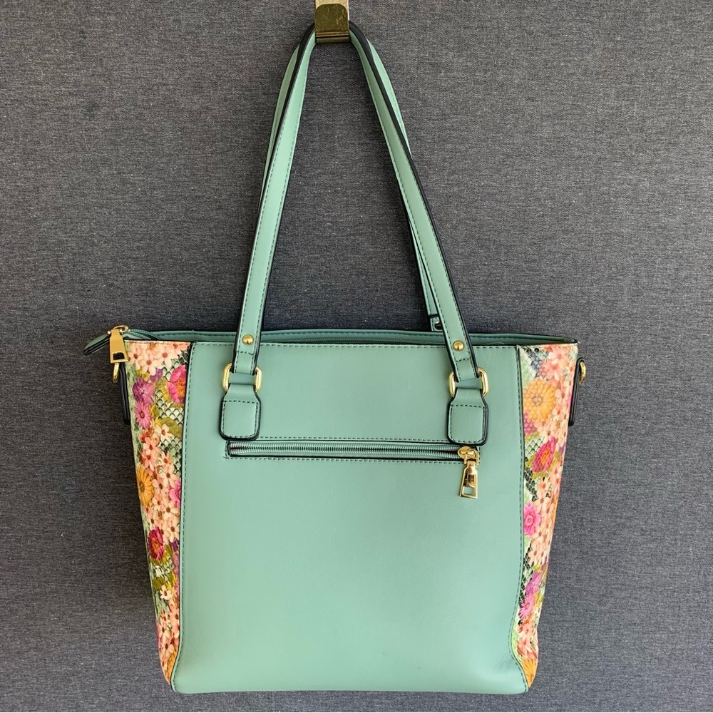 Michael Kors Floral Tote Shoulder Bag + Insert Bag